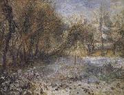 Pierre Renoir Snowy Landscape painting